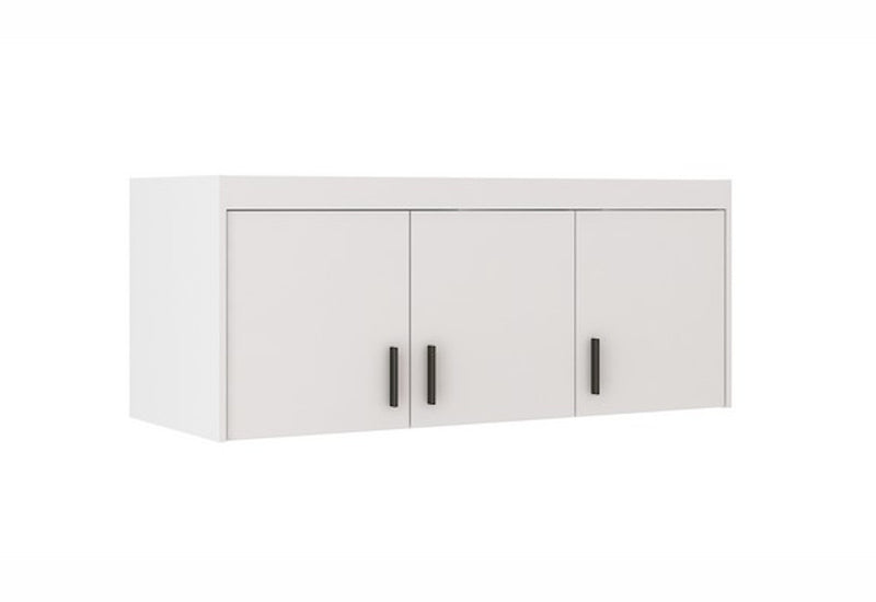 kiegészítés Ruhás szekrényhez ELLENA 3D, 133x55x53, fehér -  - 0