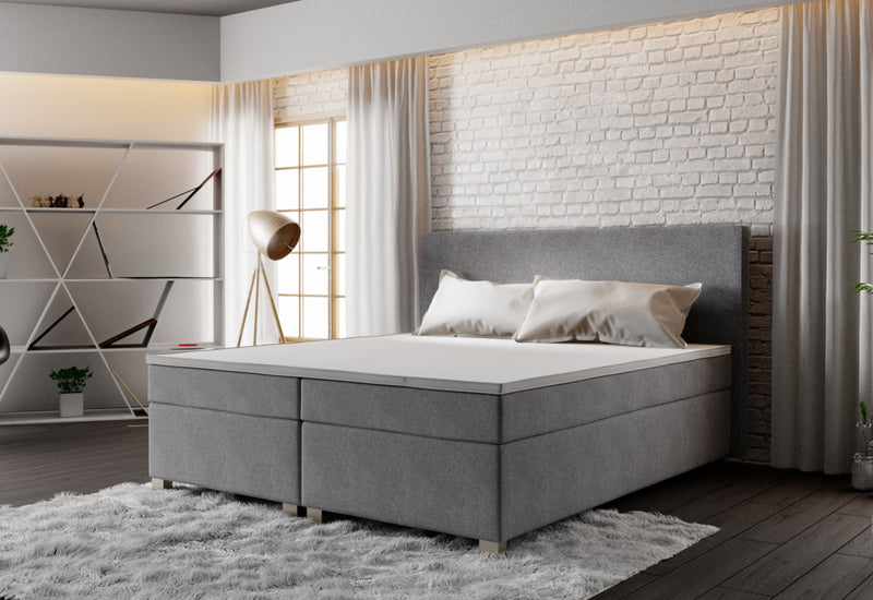 ISLAND Boxspring kárpitozott ágy - ARANZ - 3