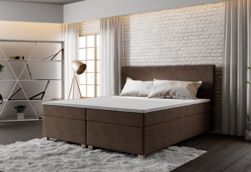 ISLAND Boxspring kárpitozott ágy - ARANZ - 4