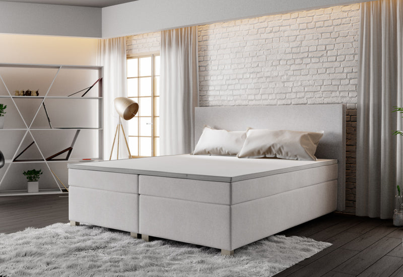 ISLAND Boxspring kárpitozott ágy - ARANZ - 1