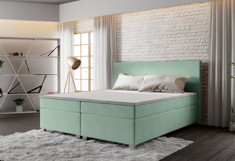 ISLAND Boxspring kárpitozott ágy - ARANZ - 6