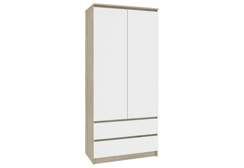 ARIVA S90 szekrény, 90x180x51, sonoma/fehér -  - 0