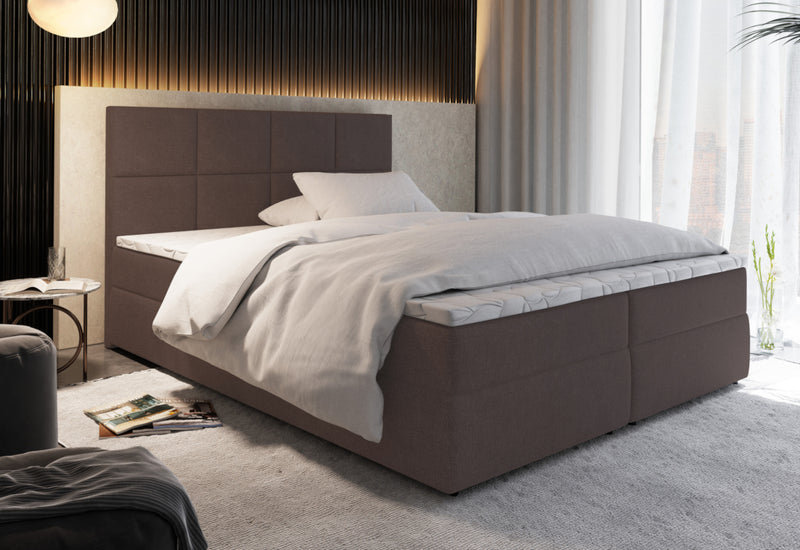 LENY kárpitozott boxspring ágy - ARANZ - 3