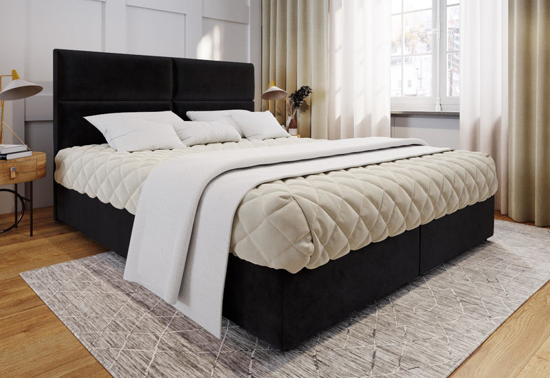 COMIC kárpitozott boxspring ágy - ARANZ - 6