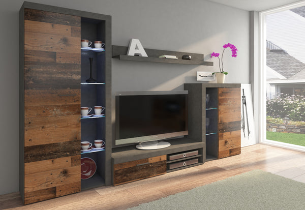 KLOK nappali fal, 270x190x40, old style/matera -  - 0