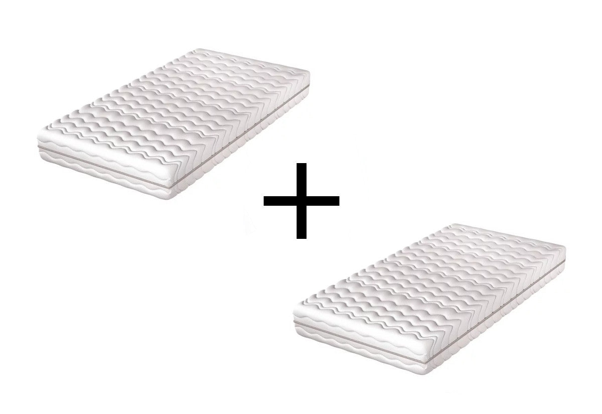 Akció szett 1+1 habszivacs matrac DE LUX - ARANZ - 2