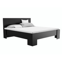 FORTE ágy + matrac, 160x200, fekete -  - 0