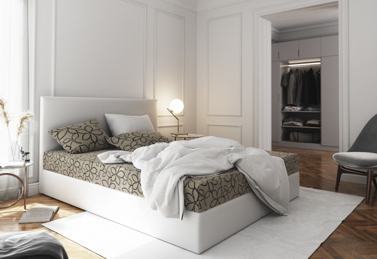 Kárpitozott boxspring ágy ELONA - ARANZ - 2