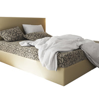 ELONA 2 kárpitozott boxspring ágy, 90x200, dolaro 100/flowers 48, balos -  - 0