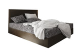 ELONA 2 kárpitozott boxspring ágy, 90x200, flowes 83/sioux barna, balos -  - 0