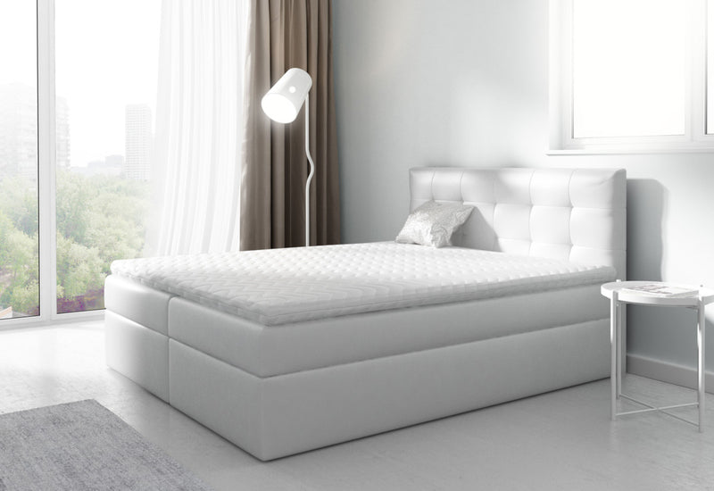ISLA boxspring kárpitozott ágy - ARANZ - 5