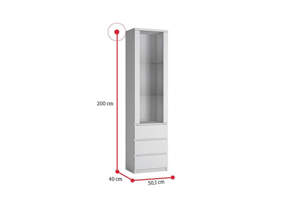 FRILO vitrines szekrény - ROZMEROVKA - 1