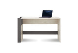 REMAR íróasztal, 130x76x55, tölgy Wilton/fehér/antracit -  - 0