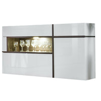 ROSA komód, 150x90x45, Hickory Jackson/fekete -  - 0