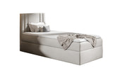 ELEKTRA kárpitozott boxspring ágy + topper, 100x200, riviera 21 -  - 0