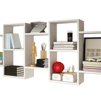 GIRONA 001 polc, 160x5x65x18, fehér -  - 0