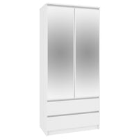 ARIVA S90 szekrény tükörrel, 90x180x51, fehér -  - 0