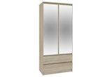 ARIVA S90 szekrény tükörrel, 90x180x51, sonoma -  - 0