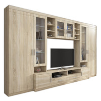 DIJON nappali fal, 340x198x44, sonoma -  - 0