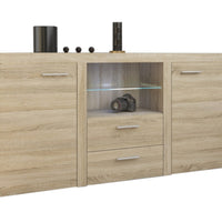 KLOK 2F 2S komód, 156x82x40, sonoma -  - 0