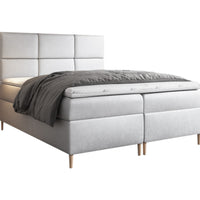 GRETA boxspring kárpitozott ágy + fedő, 120x200, jasmine 81 -  - 0