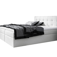 BRIGITE boxspring kárpitozott ágy + fedő, 200x200, jasmine 20 -  - 0