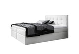 BRIGITE boxspring kárpitozott ágy + fedő, 200x200, jasmine 20 -  - 0