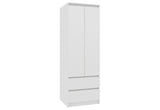 ESTRELLA S60 2D2SZ szekrény, 60x180x51, fehér -  - 0
