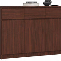 ARMARIA K140 3D3SZ komód, 138x99x40, wenge -  - 0