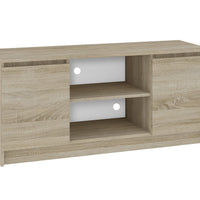 RUTH RTV K120 2D1P TV asztal, 120x55x40 sonoma tölgy -  - 0