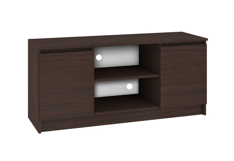 RUTH RTV K120 2D1P TV asztal, 120x55x40 wenge -  - 0