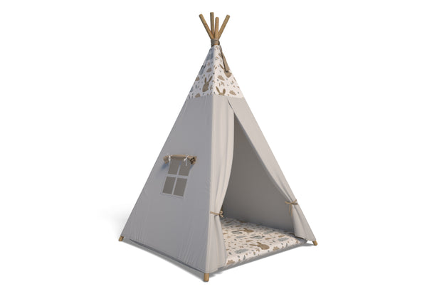 TEEPEE sátor gyermek, 105x140x105, mezei nyúl -  - 0
