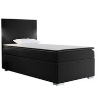 RENATA kárpitozott boxspring ágy + topper, 80x200, sawana pik honey 14, balos -  - 0
