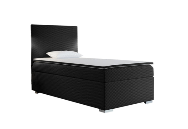 RENATA kárpitozott boxspring ágy + topper, 80x200, sawana pik honey 14, balos -  - 0
