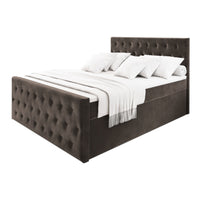 FENDI kárpitozott boxspring ágy, 140x200, casablanca 8 -  - 0