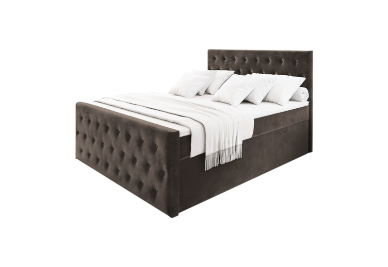 FENDI kárpitozott boxspring ágy, 140x200, casablanca 8 -  - 0