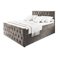 FENDI kárpitozott boxspring ágy, 140x200, casablanca 14 -  - 0
