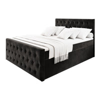 FENDI kárpitozott boxspring ágy, 140x200, casablanca 16 -  - 0