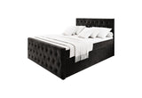 FENDI kárpitozott boxspring ágy, 180x200, casablanca 16 + topper -  - 0