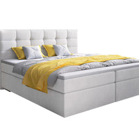 GLOSE kárpitozott boxspring ágy, 140x200, cosmic 10 -  - 0