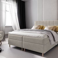 SICILIE kárpitozott boxspring ágy, 140x200, inari 22 -  - 0