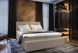 MELISA kárpitozott boxspring ágy, 140x200, sawana 24 + topper -  - 0