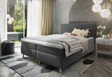 CLAUS kárpitozott boxspring ágy, 160x200, kronos 15 + topper -  - 0