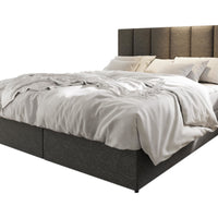KARDI kárpitozott boxspring ágy, 140x200, sawana 21 -  - 0