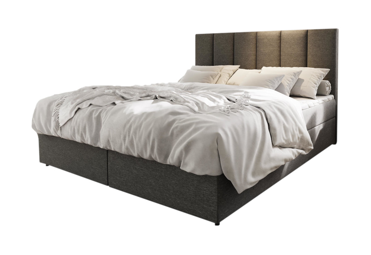 KARDI kárpitozott boxspring ágy, 140x200, sawana 21 -  - 0