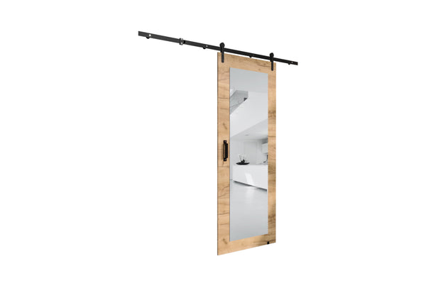 LIKO II tolóajtó + Halk zárórendszer, 90x204, arany kraft tölgy -  - 0