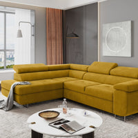 ALFA ágyazható sarok ülőgarnitúra, 275x90x202, omega 68, balos -  - 0