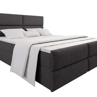 MILON kárpitozott boxspring ágy + topper, 140x200, sawana 05 -  - 0