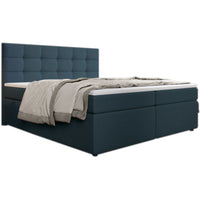 SALMA kárpitozott boxspring ágy + topper, 140x200, inari 87 -  - 0