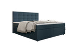 SALMA kárpitozott boxspring ágy + topper, 140x200, inari 87 -  - 0